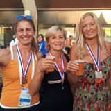 Europei master, in tre sul podio